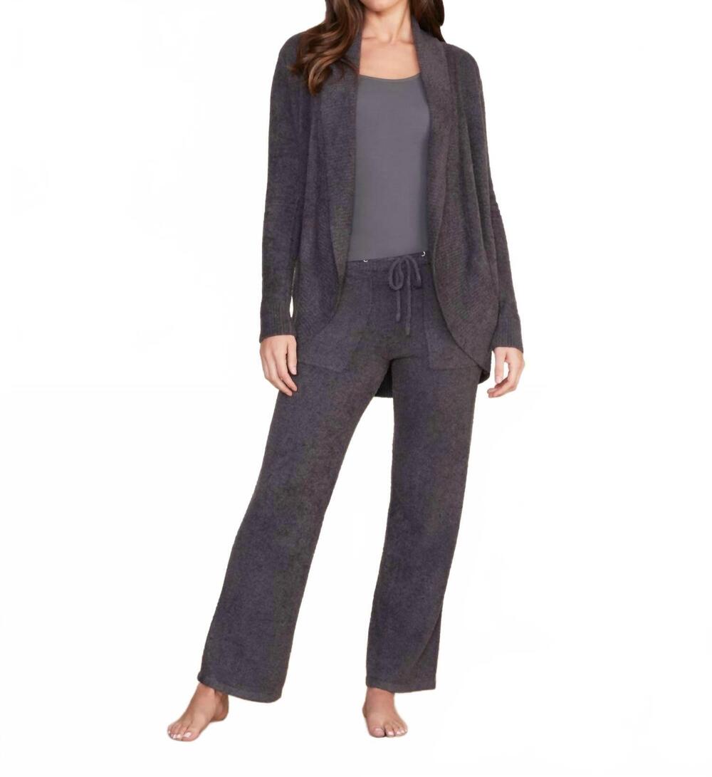 NEW BAREFOOT DREAMS cozychic lite circle cardigan in carbon